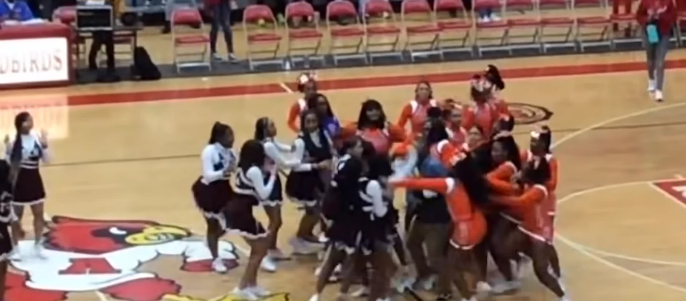 Σκηνές «απείρου κάλλους» στις ΗΠΑ: Χορεύτριες έπαιξαν ξύλο σε αγώνα μπάσκετ